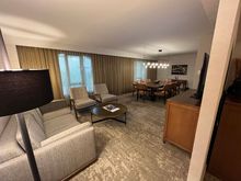 Living Room; no door to bedroom