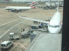 View from Cathay lounge this morning