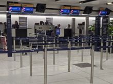 BA Club counters.
