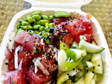 Poke bowl from Koloa Fish Market