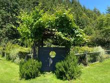Sweet entrance to gardens
