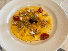 Crab egg omelette 