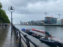 A lot of construction was going on in Dublin 