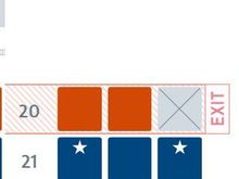 Hi...I'm trying to select two MCE seats on a PE-equipped 788. The first row is row 10, but DEH are taken. The exit row is row 20 (see screen snip). On every AA 788 seat map I have seen, row 20 windows are shown as occupied. Are they blocked, or do they not exist at all? I am trying to figure out if 20JK (or equivalently 20BC) are good seats to select. (I know they are near the bathrooms and galley.)