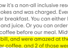 This is from tripadvisor.  I never know hyatt actually charges for coffee refills?