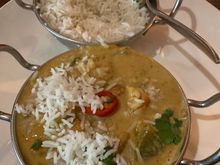 Prawn curry from one of the hotel restaurants. Hampton IIRC
