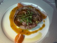Beef Tataki with papaya salad
