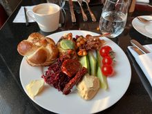 Sample of breakfast buffet selections
