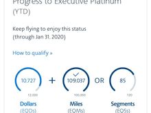 
One more planned trip which will get me to just under $11K EQD. As some of you may have seen, Mrs. Youngtraveldude and I are moving to Amsterdam in January. Leaning towards having