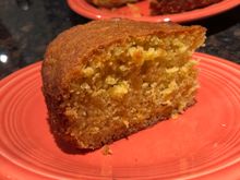 torta all'olio d'oliva arancione