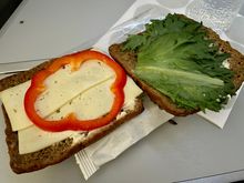 Finnair Business class breakfast HEL-DXB