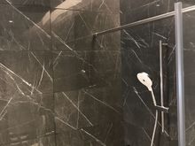 Rainforest + handheld shower