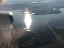 Passing Lake Washington & 520