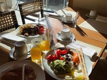 Breakfast at café Zoé