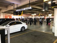 This was the line for a car.