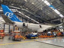 An Air Europa A330 in for its first full D-check.  They actually do their maintenance at Palma de Mallorca - you really wouldn’t expect a vacation island to be an MX base, but they have a really nice facility there!