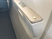 Pre-enjoyed gum left on the armrest, waiting to greet me as I take my seat in 17F.  Just in case anyone needs to spruce up their breath a bit. 