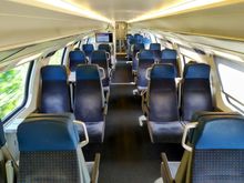 2nd class on InterCity train on SBB Swiss train company 