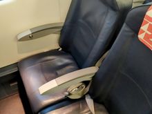 Standard seating on the flight to Frankfurt FRA operated by Hop !