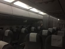 6 rows of business class but only 3 passengers