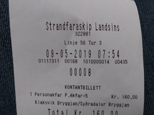 Ferry ticket