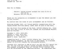 As identified in the CCAA filing that is publicly available, here are the terms for Lynx’s $25m debt  +10% interest paid quarterly owing to the CRA. Lynx had 9 operating tails to generate the revenue required to start the $700k a month payments in April. 

Flair has 20 tails to repay the $67m + interest owed. 

If Lynx’s payment was $700k a month as of April, and Flair has 2.2x the revenue generating capability as Lynx, Flair will be writing a monthly cheque  for $1,540,00 to the CRA.  Ouch.



