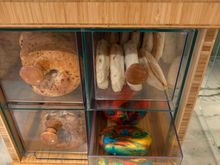 The rainbow bagels were properly segregated from the real bagels.