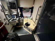 There were six rolls of toilet paper, toilet seat covers, Kleenex, and paper towels (but no paper cups in the cup dispenser).