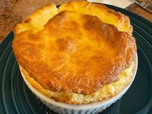 Ham and Gruyère soufflé for brunch