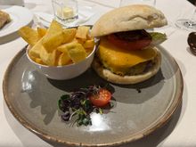 Black Angus burger from Euro’s Menu