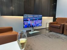 Watching Euro’s with Pommery Louise 