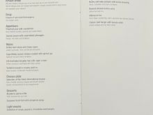Wine menu the same as QR1363
