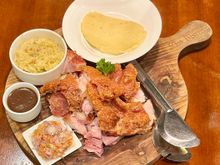 Pork knuckle  and  Pork belly 