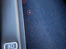 Glass shards on floor between 8C and 8D
