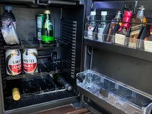 "Filled" minibar