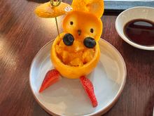 Cute fruit plate!