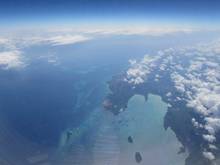 Fumba (centre of the photo) and Kwale Island (bottom left corner)