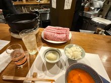 Kiyosuke.  I originally came here for dinner my first day in Osaka but I needed a reservation.  Ended up reserving for my final dinner here and it didn’t disappoint.  They used Saga beef for this Sukiyaki restaurant.