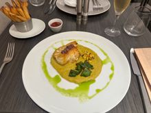 This was great. Too much sauce as well, but the fish was perfectly done. 