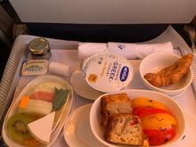 The breakfast. Very nice and again, a great amount for such a short flight