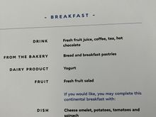 I hate breakfast on planes.