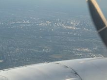 Approaching Brisbane 
