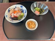 Sashimi- the shoyu foam was quite creative and tasty