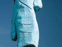 At least they dedicated that beautiful statue to her!