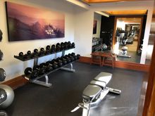 Half of fitness center