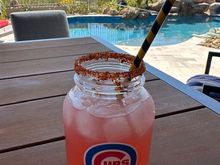 Pool’s open and Prickly Pear Margaritas!