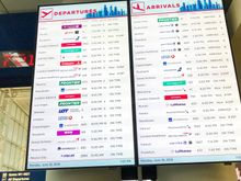 The terminal 5 departures and arrivals board. For now, all was looking good for an on-time departure to Istanbul. With a 10-hour layover in Turkey, however, I wasn’t too pressed about being wheels-up right on time. Now, it wouldn’t be terminal 5 if the TSA security line wasn’t a cluster fig! As a matter of fact, the line came to a complete stop with no explanation from staff. Nope, just 