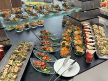 cold selection at one of the conference lunches