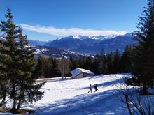 On the way up to the highest point 
