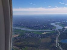 Crossing the mighty Rhine river 